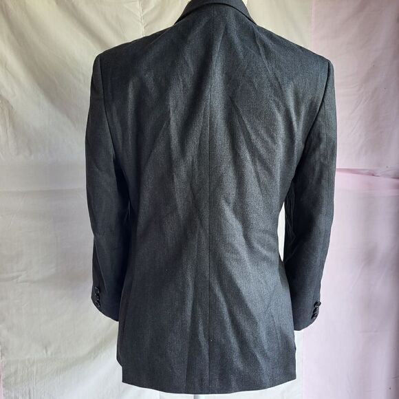 Lauren Ralph Lauren Gray Slimming Suit Jacket Size 36 - Picture 5 of 16